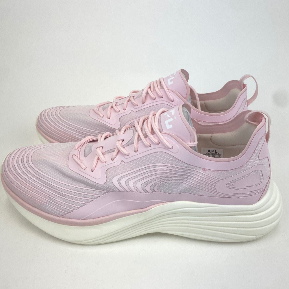 APL Athletic Propulsion Labs Men's Streamline Bleached Pink‎ White Shoes - Picture 3 of 7